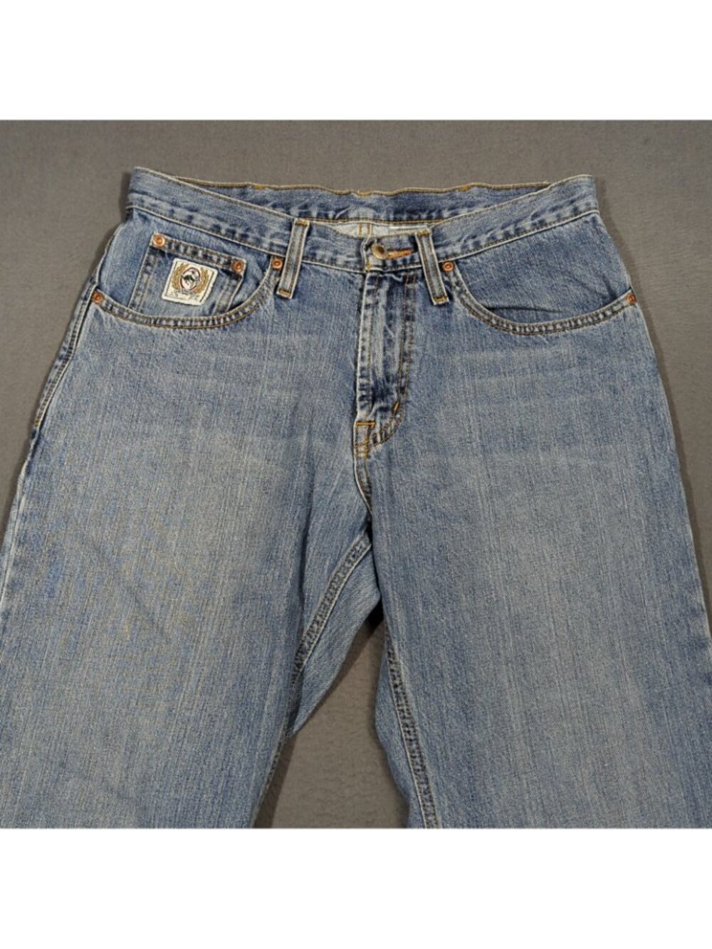 Cinch Jeans Men's 31x34 Blue Western Denim White Label Straight Cowboy Rodeo - Picture 4 of 10